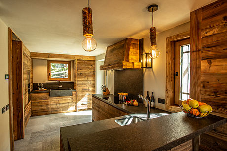 Kelly Chalet Warms Alpine Stone And Timber With Soft Luxury Inside - 6