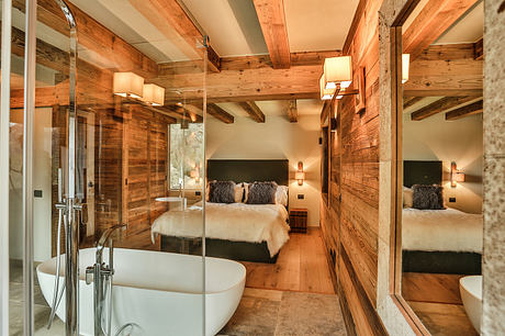 Kelly Chalet Warms Alpine Stone And Timber With Soft Luxury Inside - 7