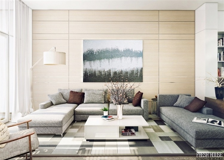 Bright Modern Living Room