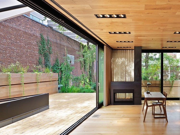 White Canvas On A Green Roof by Martine Brisson
