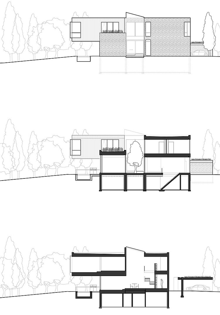 Cedarvale Ravine House by Drew Mandel Architects