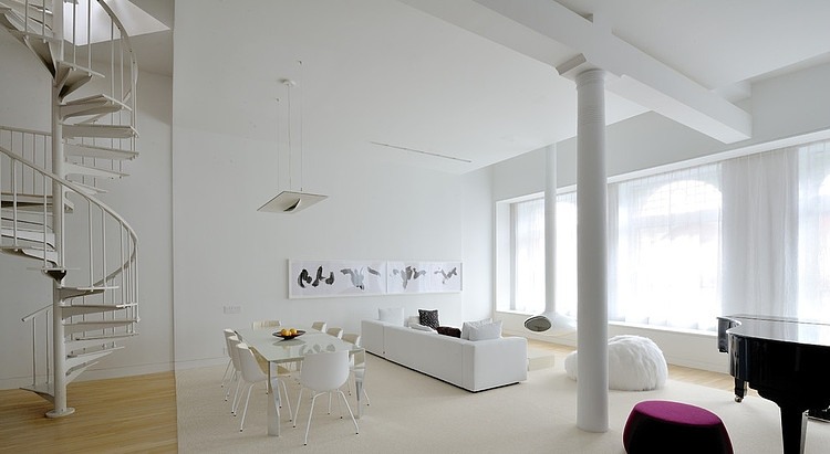 Broadway Duplex Loft by David Hotson Architect