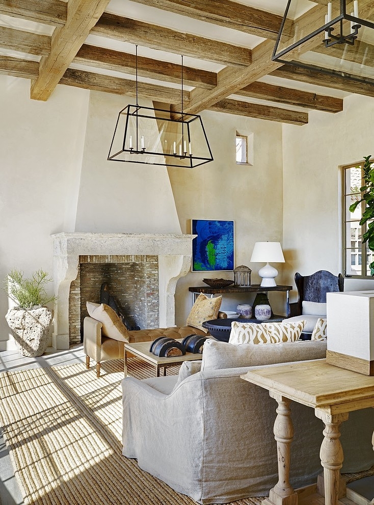 Eclectic Farmhouse by David Michael Miller Associates