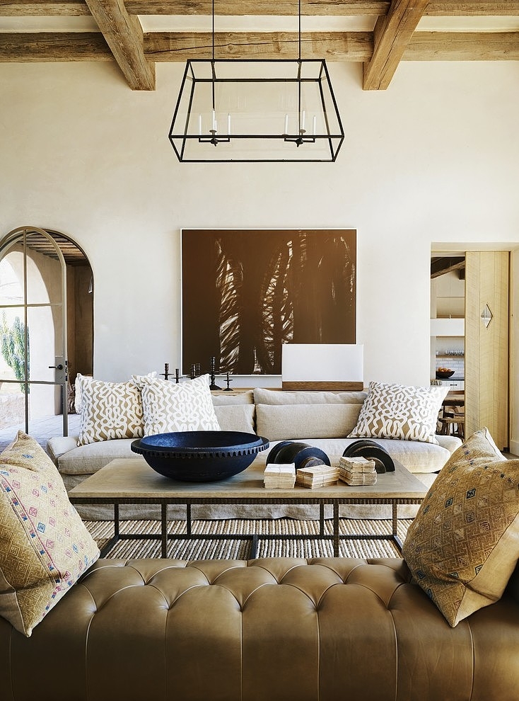 Eclectic Farmhouse by David Michael Miller Associates