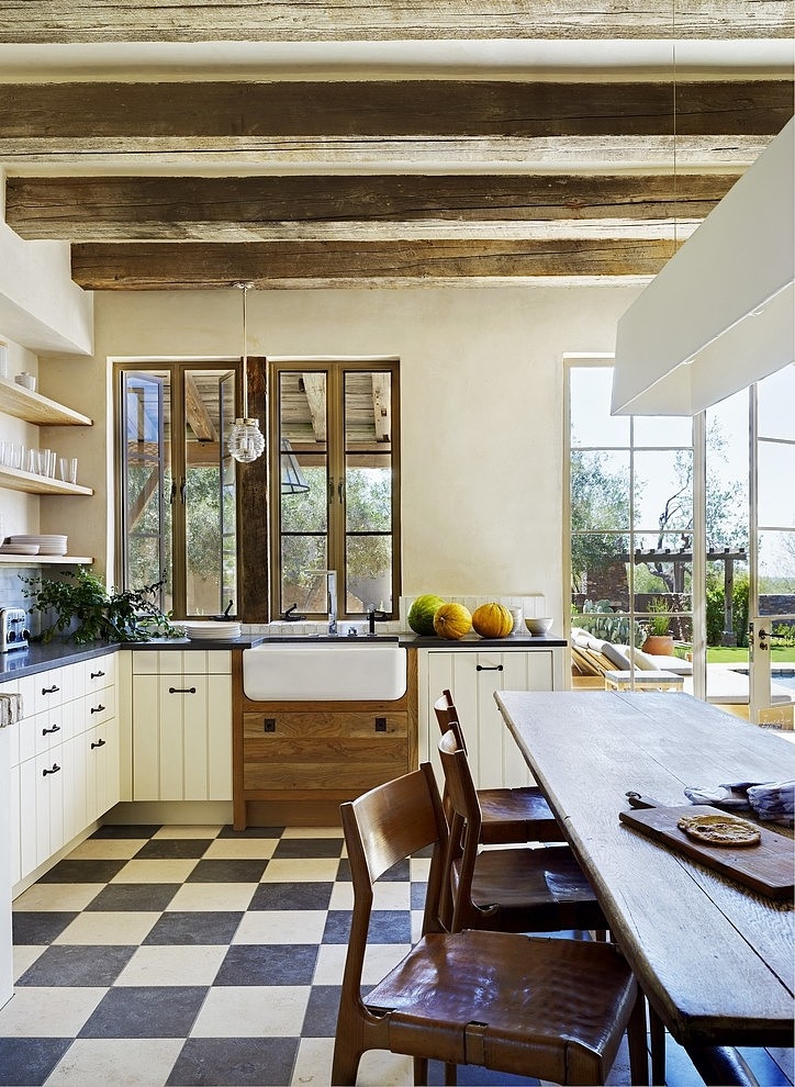 Eclectic Farmhouse by David Michael Miller Associates