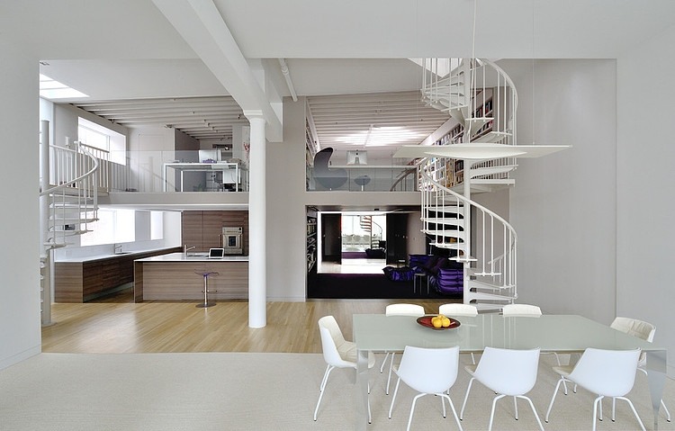 Broadway Duplex Loft by David Hotson Architect