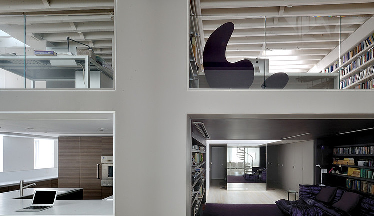 Broadway Duplex Loft by David Hotson Architect
