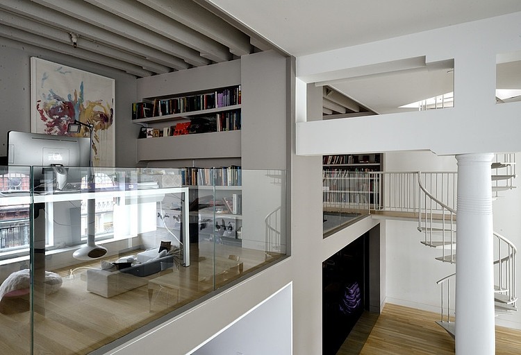 Broadway Duplex Loft by David Hotson Architect