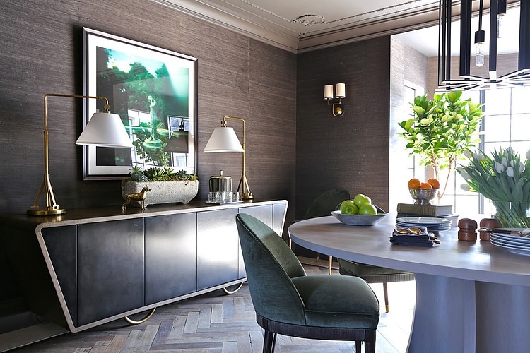 French Country Club Tudor by Summer Thornton Design