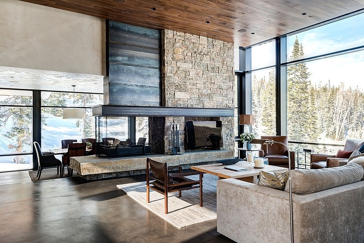 Mountain Modern Retreat by Pearson Design Group