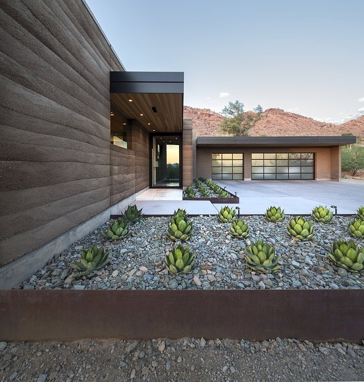 Rammed Earth House by Brent Kendle