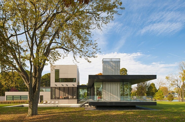Tred Avon River House by Robert M. Gurney Architect