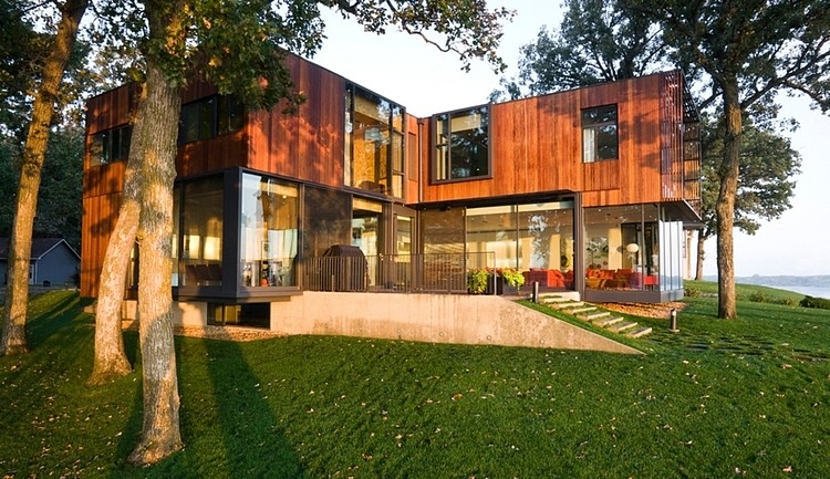 House on Lake Okoboji by Min | Day