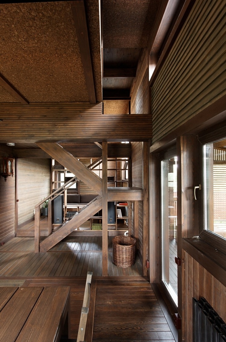 Wood Patchwork House by Peter Kostelov