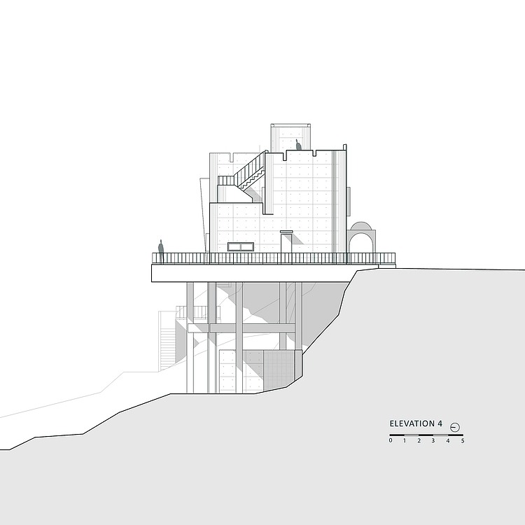 House on the Cliff by Studio_GAON