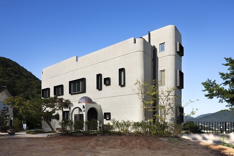 House on the Cliff by Studio_GAON