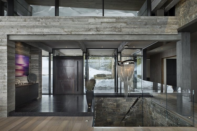 Big Sky Vacation Home by Len Cotsovolos and LC²Design