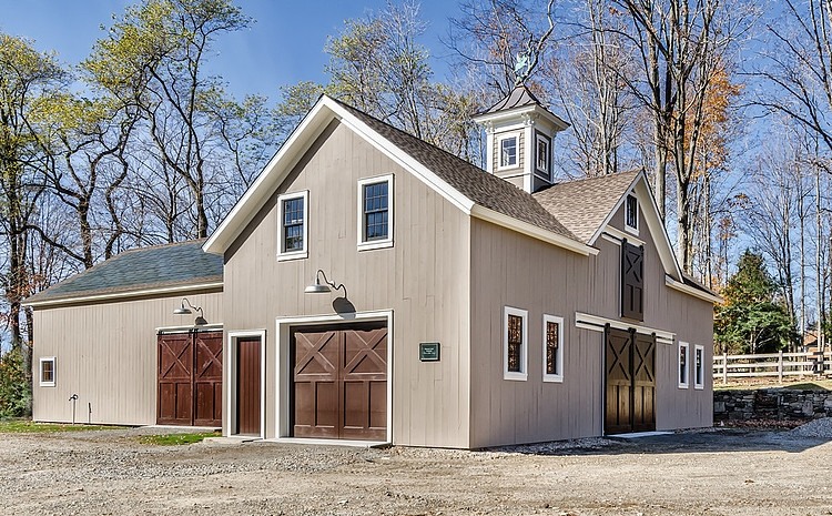 Redding Cottage and Barn by Blansfield Builders