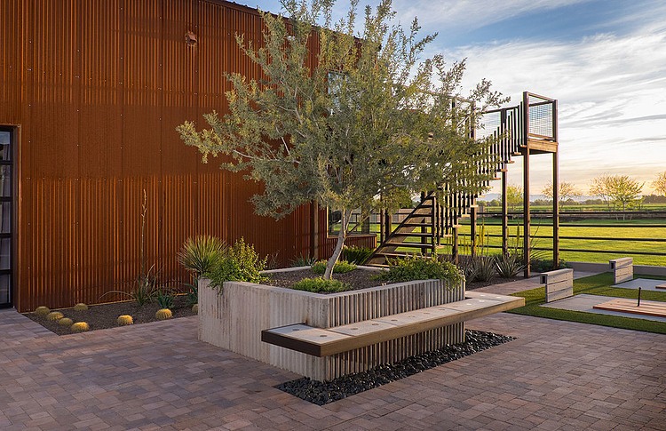 Rustic Contemporary Ranch by Red Rock Contractors
