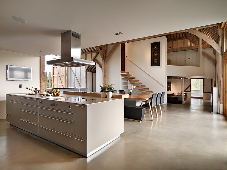 Thatched Barn by Bulthaup by Kitchen Architecture