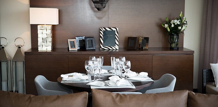 Burj Khalifa Apartment by Zen Interiors