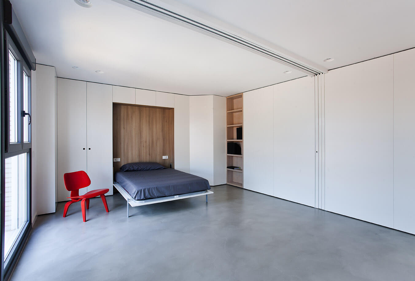 Dormitorio en blanco