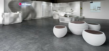 Modern Hi-Macs Kitchen by LG Hausys - 1