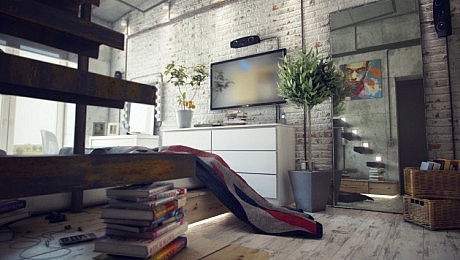 Loft Style Living Visualizations - 6