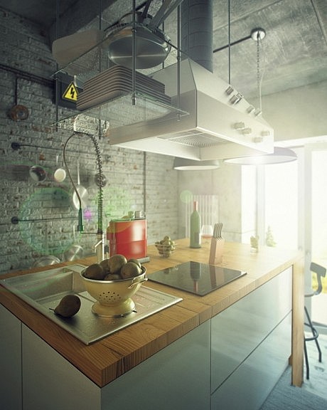 Loft Style Living Visualizations - 7
