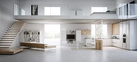 Modern Light Loft Interiors - 1