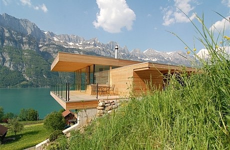 Walensee House by k_m Architektur
