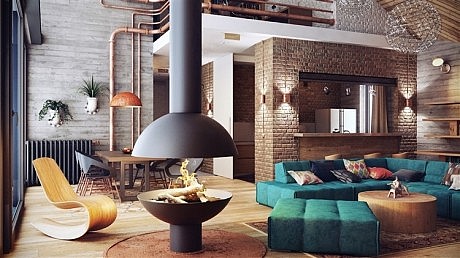 Creative Duplex Interior Visualization - 1