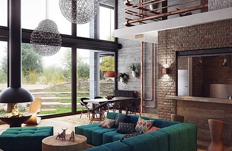 Creative Duplex Interior Visualization