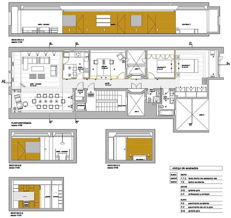 La Coruña Apartment by Díaz y Díaz Arquitectos