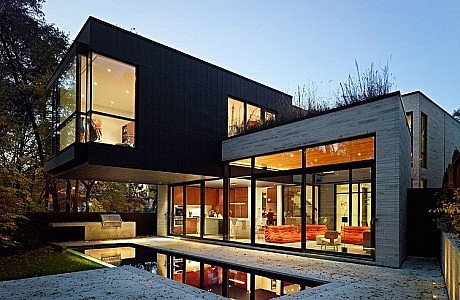 Cedarvale Ravine House by Drew Mandel Architects
