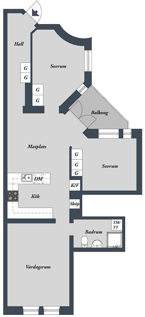 Fresh Apartment in Gothenburg