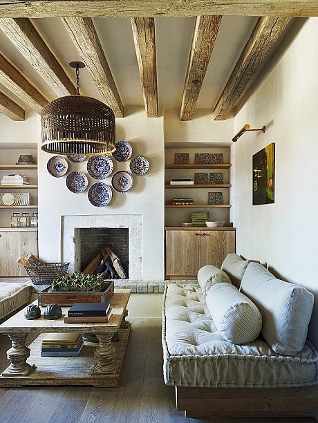 Eclectic Farmhouse by David Michael Miller Associates