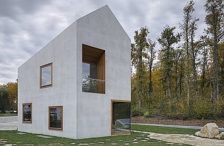 Two in one House by Clavienrossier Architectes