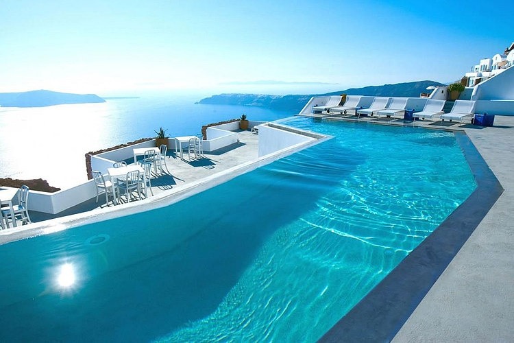 Katikies Hotel in Santorini, Greece
