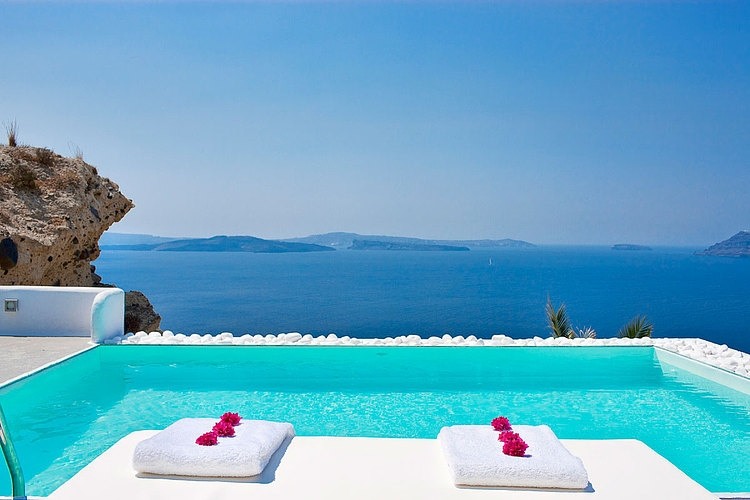 Katikies Hotel in Santorini, Greece