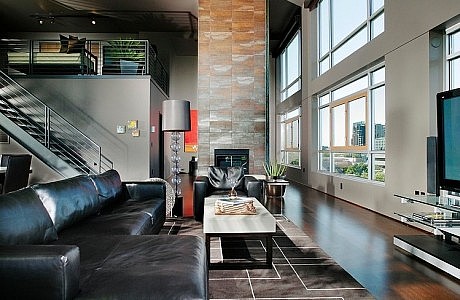 Modern Penthouse by Benning Design Associates