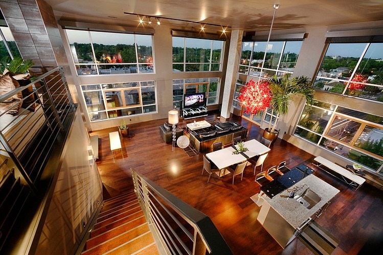 Modern Penthouse by Benning Design Associates