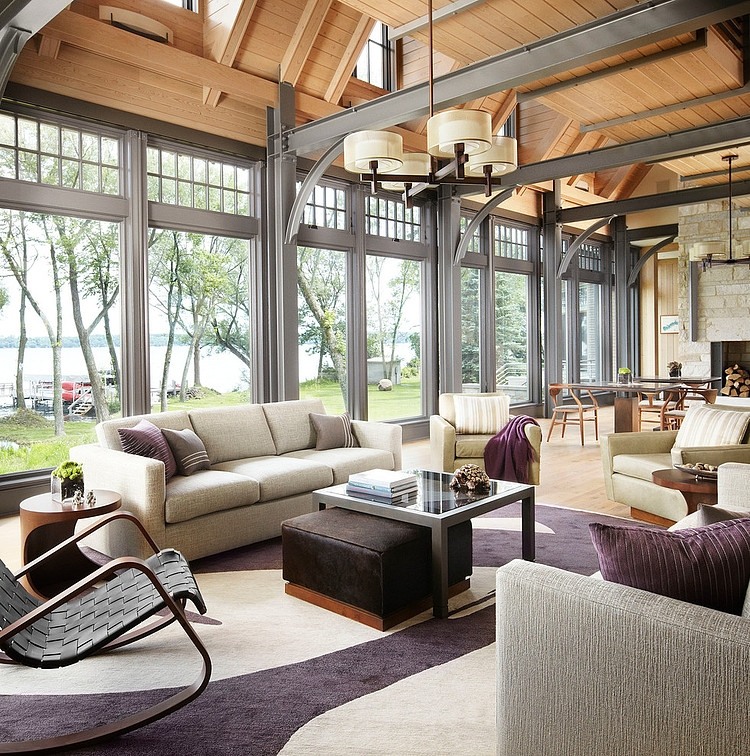 Lake House Retreat by Morgante Wilson Architects