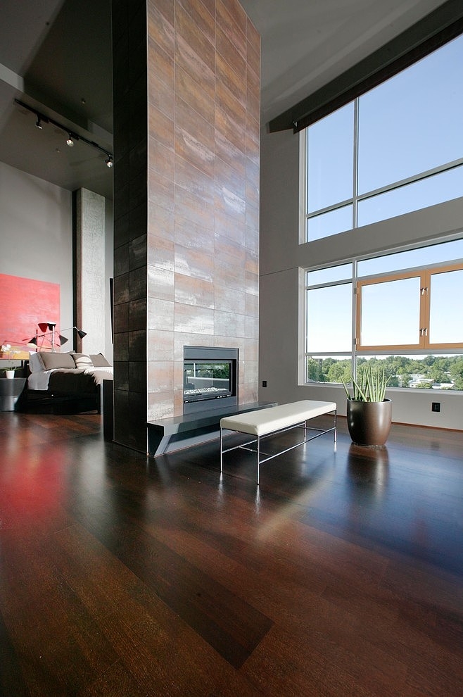 Modern Penthouse by Benning Design Associates
