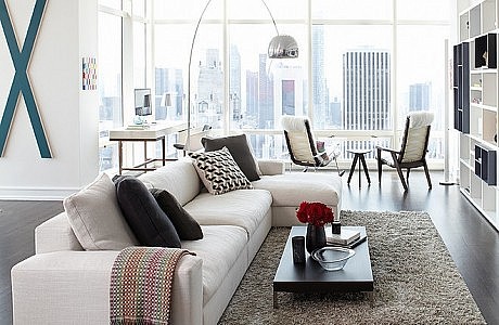 Bloomberg Tower Apartment by Tara Benet Design