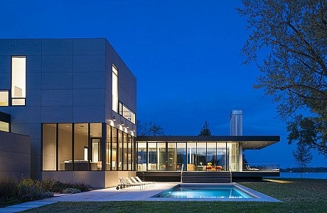 Tred Avon River House by Robert M. Gurney Architect