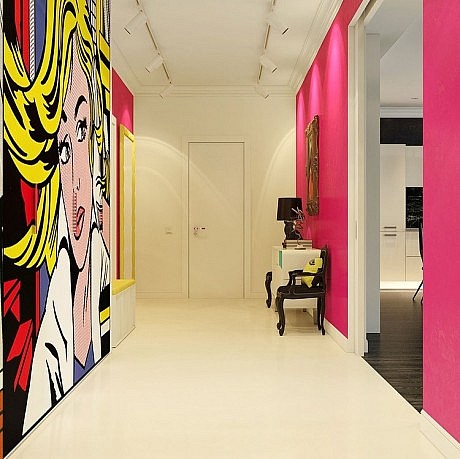 Contemporary Pop Art Interior by Dmitriy Schuka