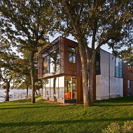 House on Lake Okoboji by Min | Day