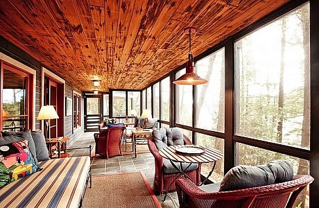 Red Stone Lake House by Collage Designs