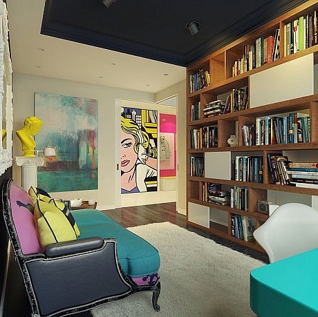 Contemporary Pop Art Interior by Dmitriy Schuka